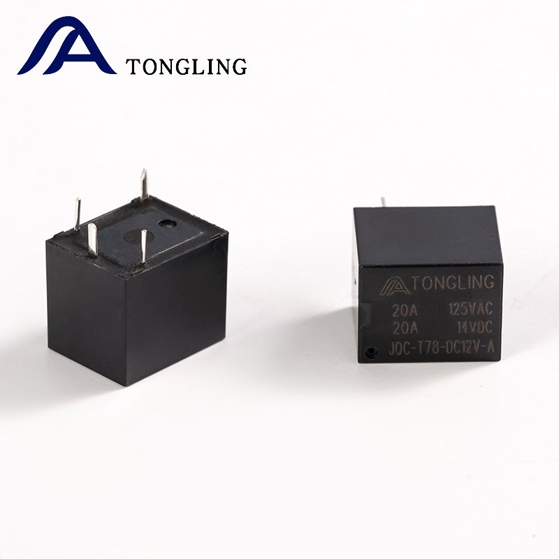 JQC T78 DC 5V 6V 9V 12V 24V 48V 5 Pin 20A Alternative SRA Series SRA-12VDC-CL Relay