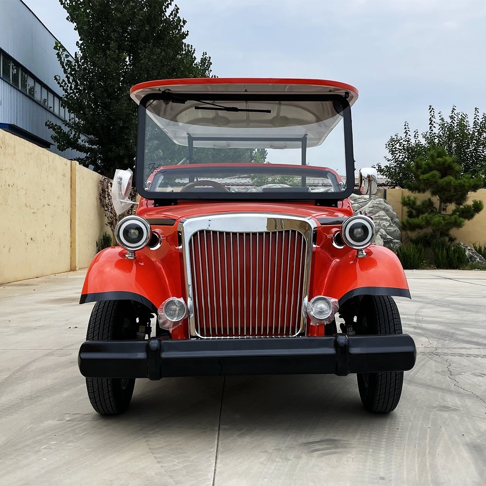 3-row Electric Golf Classic Car New Energy Gorgeous Retro Vintage Car Low Price Classic Golf Car for Sale