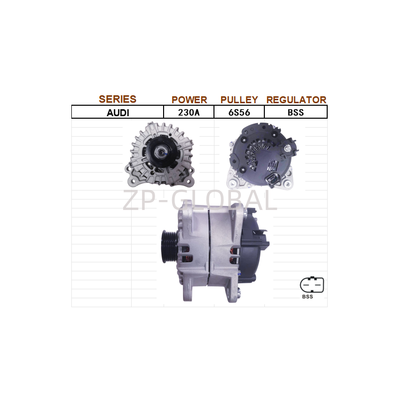 Alternator Replacement for Volkswagen for Touareg 3.0T 059903016S