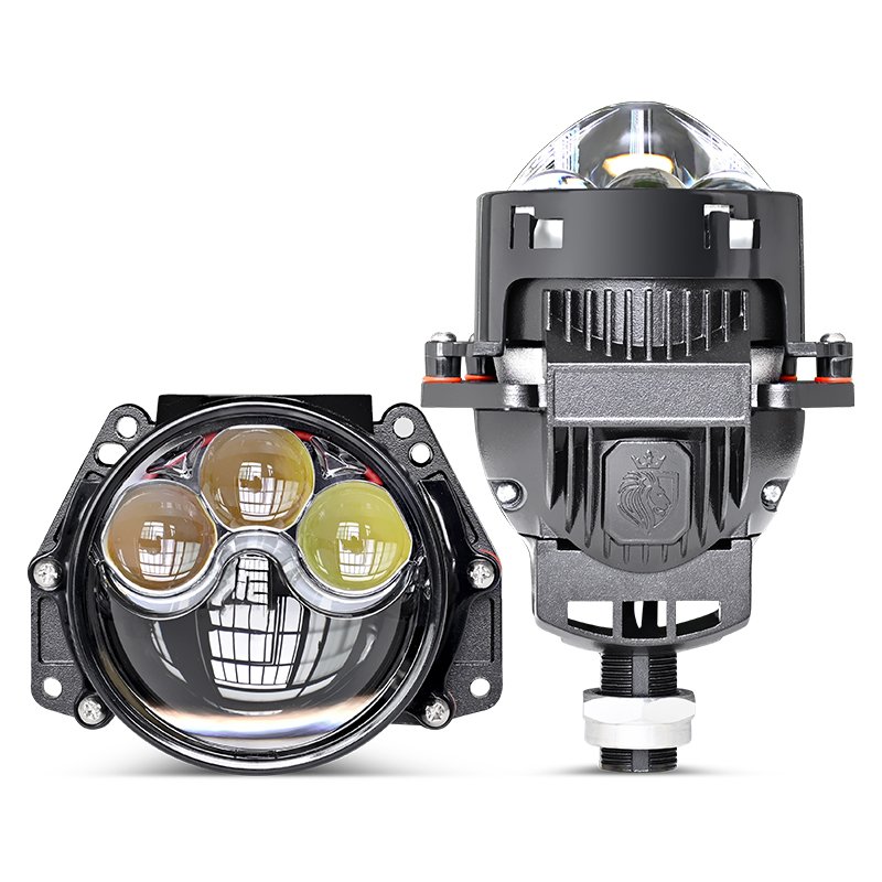 High Quality Car Retrofit Headlights 65W Bi Led Projector Lens 3.0 Laser Led Light for Car 12V 6500K H4 Auto Lighting Systems V9