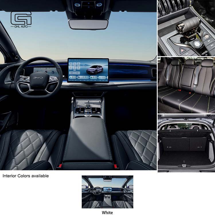 2024 BYD YUAN Plus Left Hand Steering Honor Edition Electric Vehicle with Multi-Function Leather Wheel R18 Tires Lithium Battery