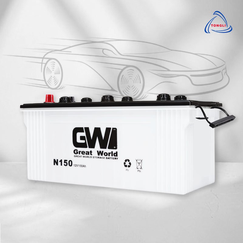 Korean 12V N120 Deep Cycle Auto Battery Dry-Charged Factory Price Long-Life Accumulator