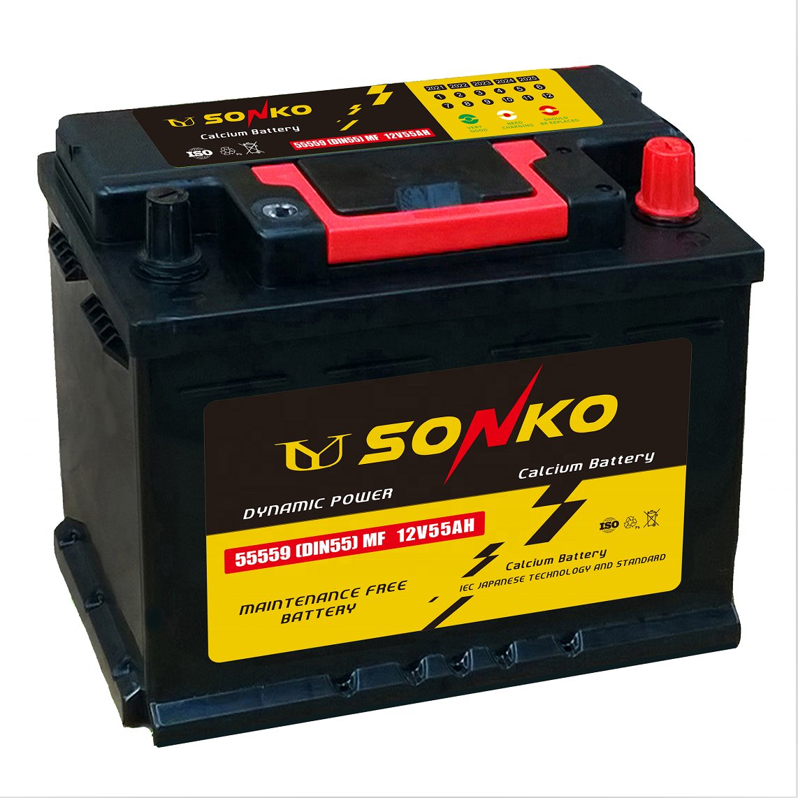 DIN66 12V66AH AUTO Battery 56618 Car Battery