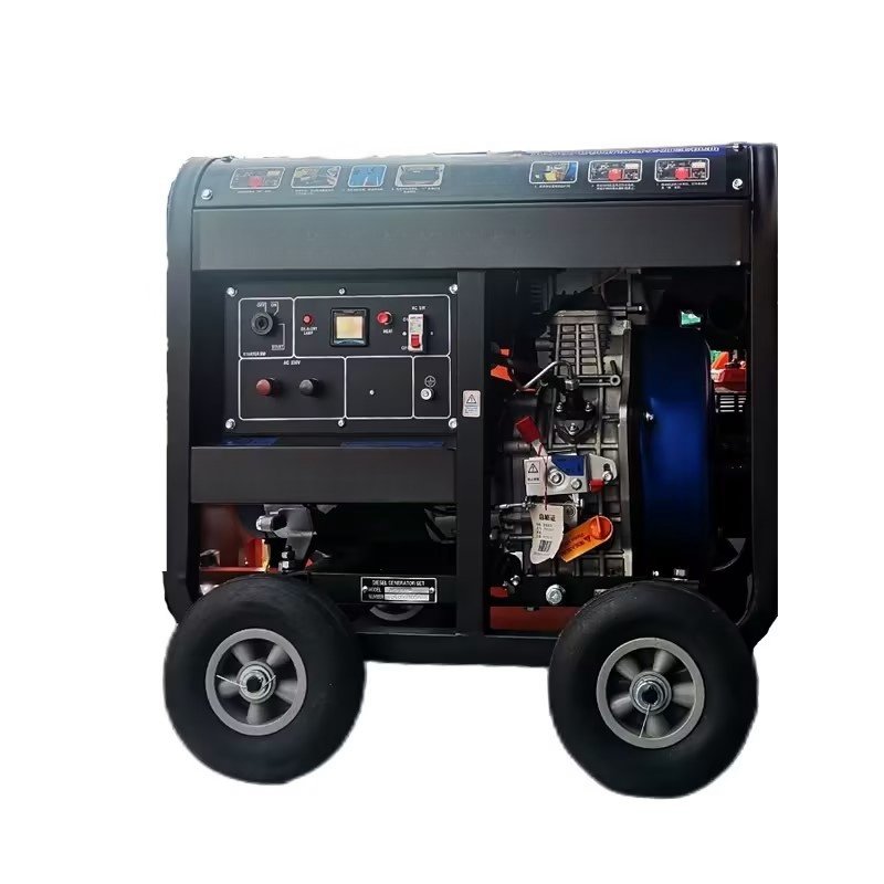 YHS 1200w 3000w 4500w 6500w 7000w 8500w 4 Stroke Open Gasoline Generators with Electric Starter 3 Phase for Home Use