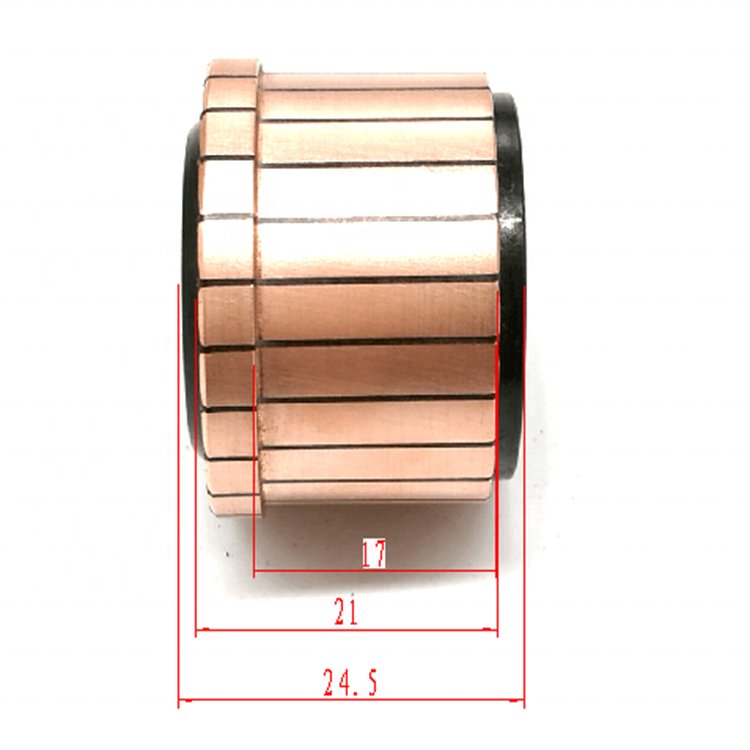 OD33.5 ID12*H24.5-24 groove Commutator for Grinder Power Tools Motor Armature . High Quality and Free Samples