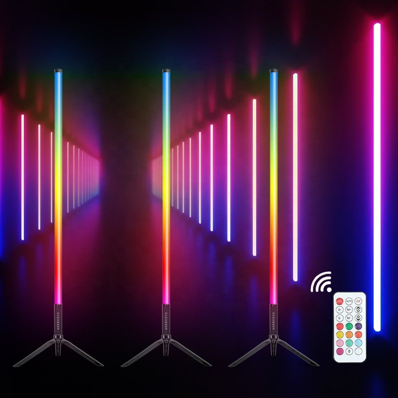 Modern Simple Portable Handhold Light Pixel Tube Light 360 Photo Booth Colorful T8 Bar Lamp with Remote Control