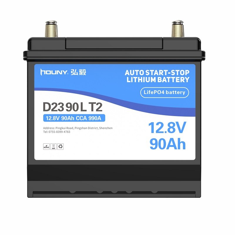 High Quality Car Battery Lifepo4 12.8v Rated Capacity 90ah Autos Electrics Battery Car Auto Battery