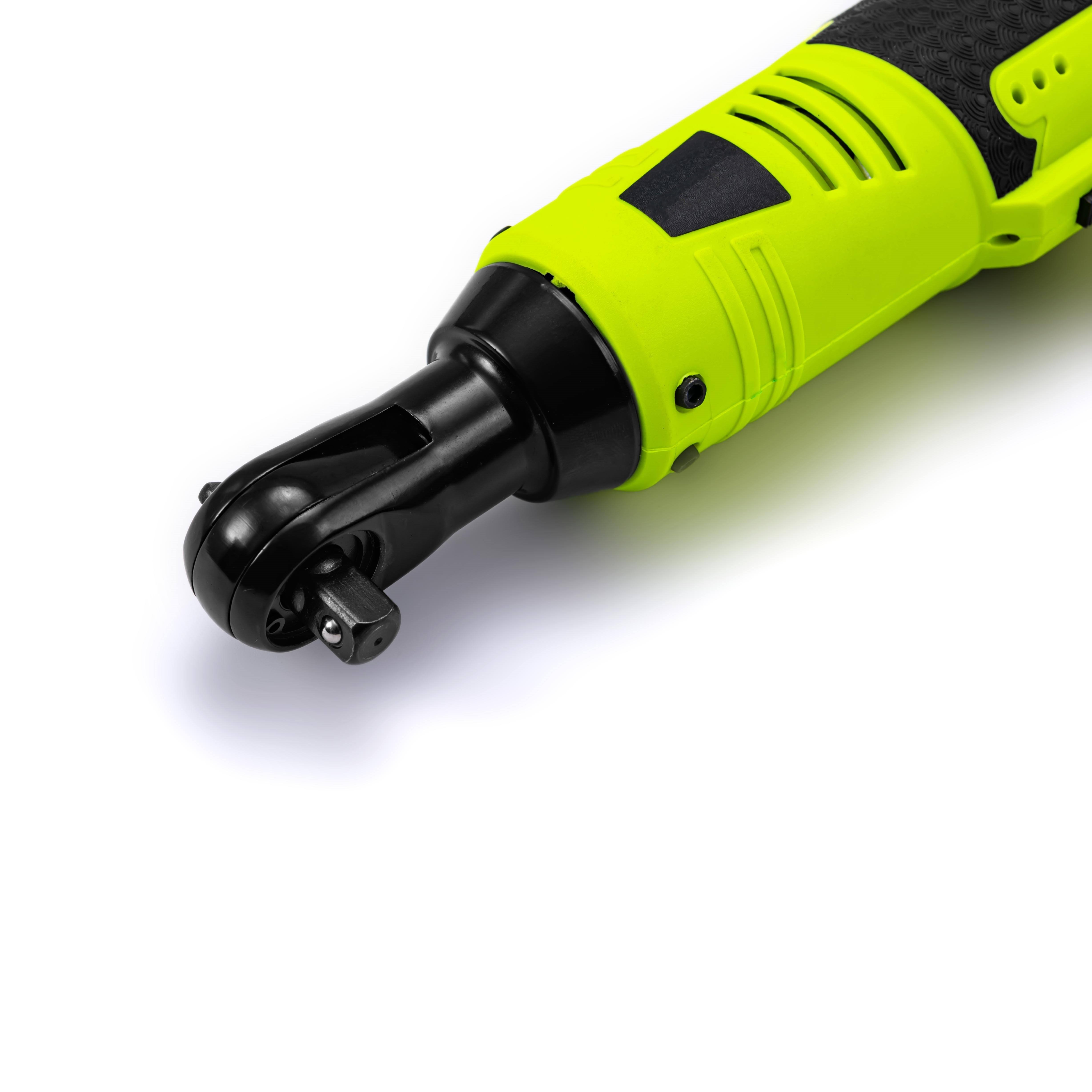 New Lithium Battery Ratchet Wrench 90 Degree Right Angle Wrench High Torque Electric Auto Repair Ratchet Wrench