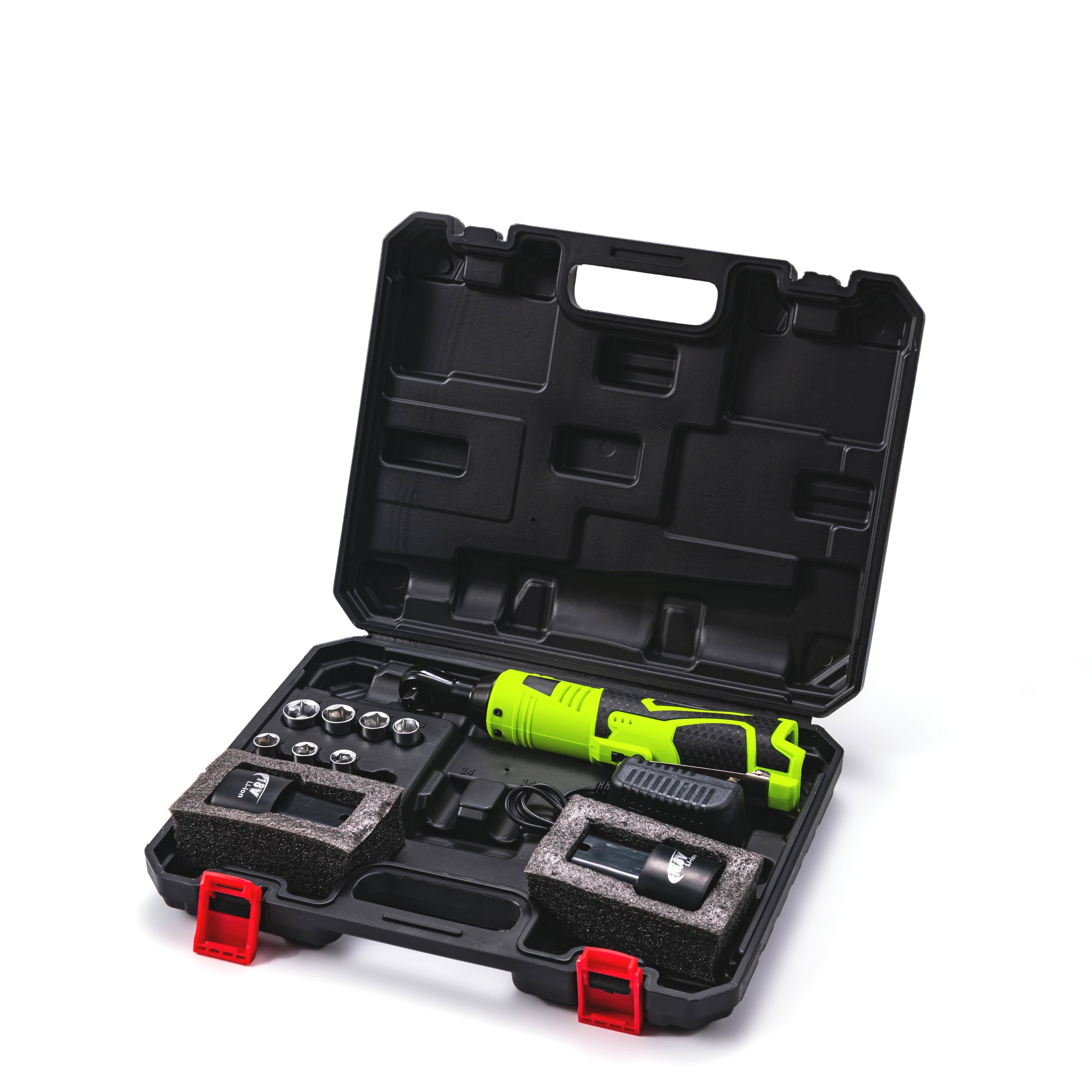 New Lithium Battery Ratchet Wrench 90 Degree Right Angle Wrench High Torque Electric Auto Repair Ratchet Wrench