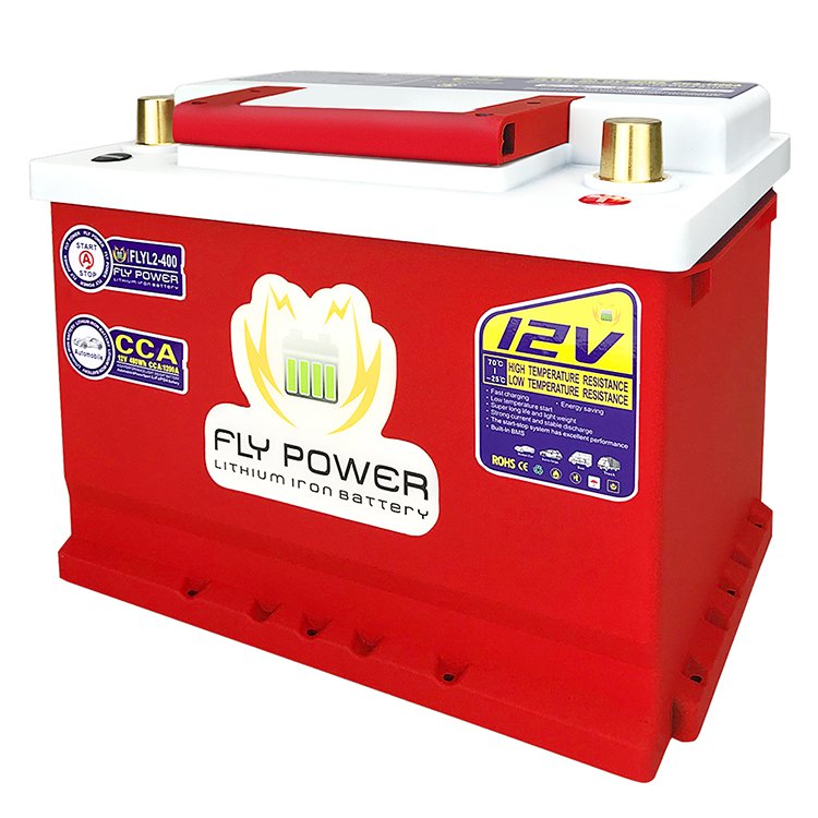 New Design Maintenance Free Lifepo4 Battery 12v 40Ah L2-400 Car Auto Battery Deep Cycle 1200cca VS Lead Acid Battery