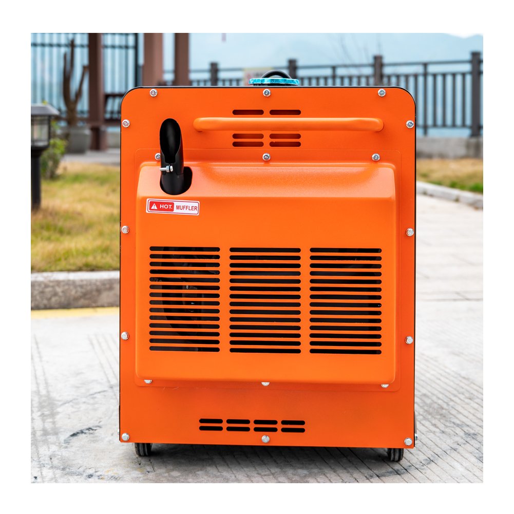 Silent Generator Portable 5 kw 5kwh dynamo Generator with Crank 220v 5000 Watts dynamo Starter Motor diesel Generator 5kw