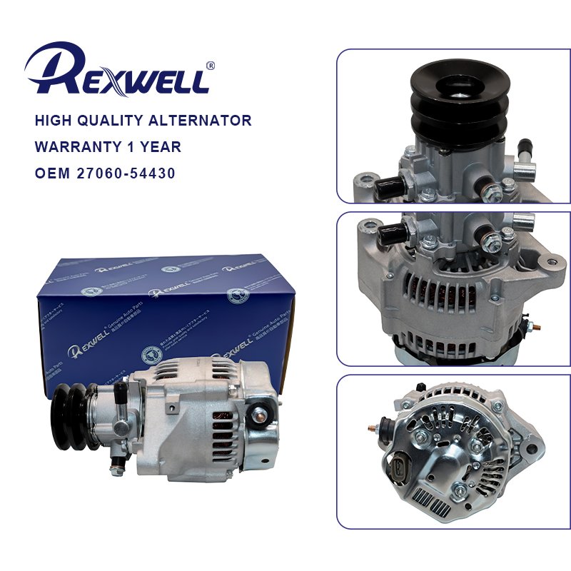 REXWELL New Genuine Car Diesel Engine Alternator Assembly 27060-54430 for Toyota Land Cruiser PRADO 5L 3.0L 2008-2009 2706054430