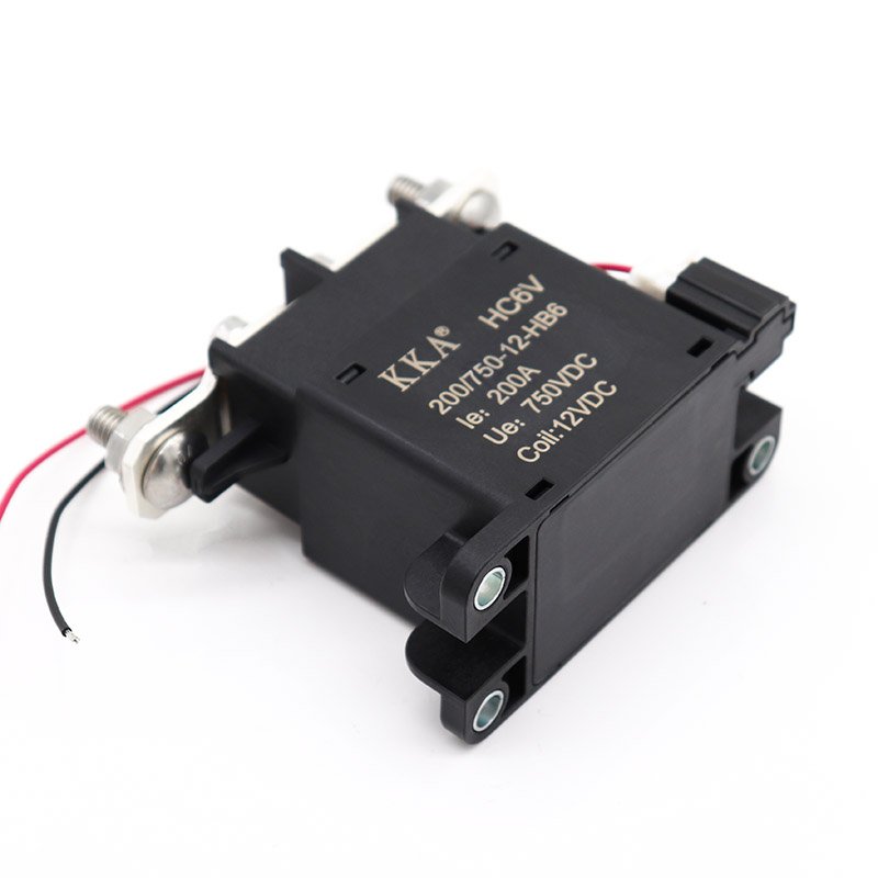 12V/24V 200A High Voltage DC Automotive Relay, Magnet Arc Blowout Relay for EV Electric System, DC Devices