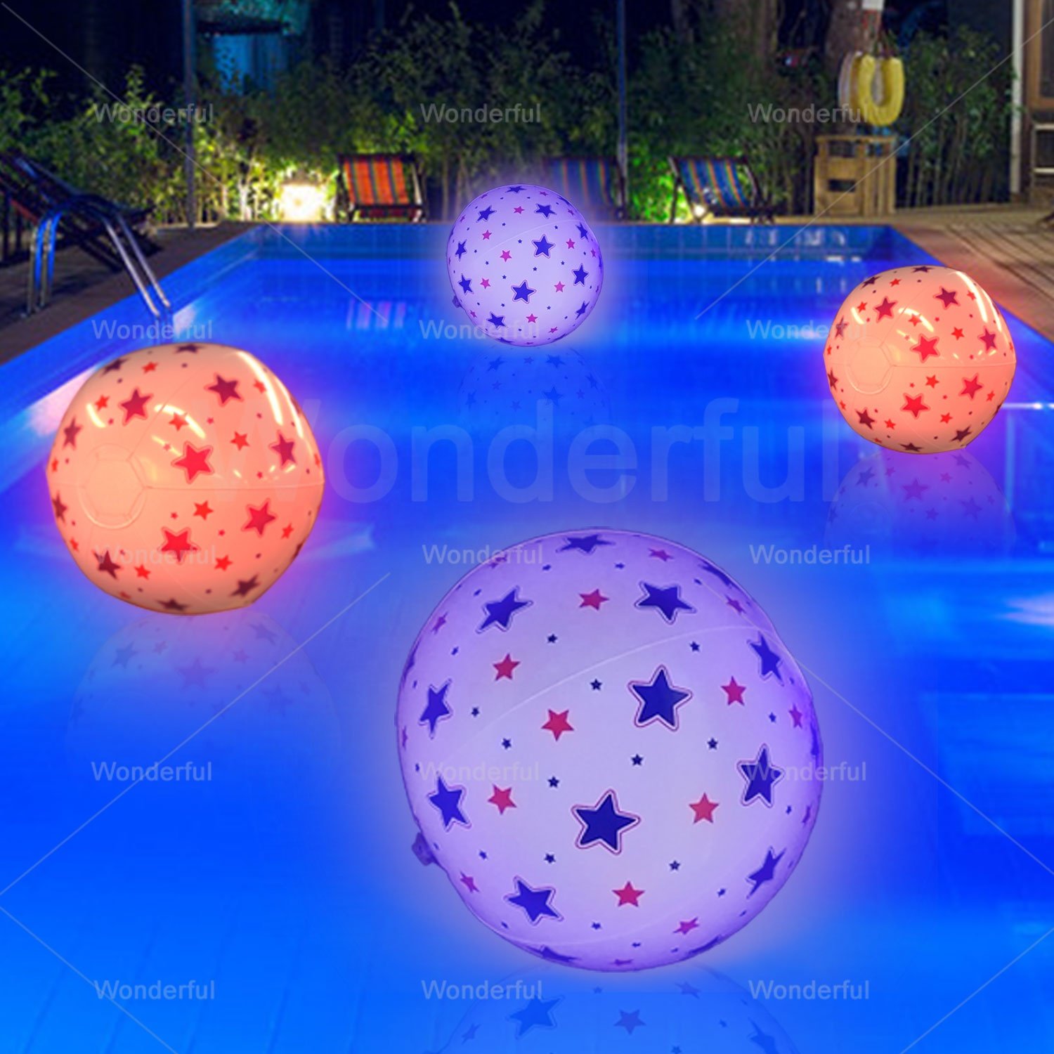 Custom Print Glow Dark Inflatable Beach Ball with 2 Colors Printing Anime Pool Soccer Volleyball Toy Balls Star Style Toy