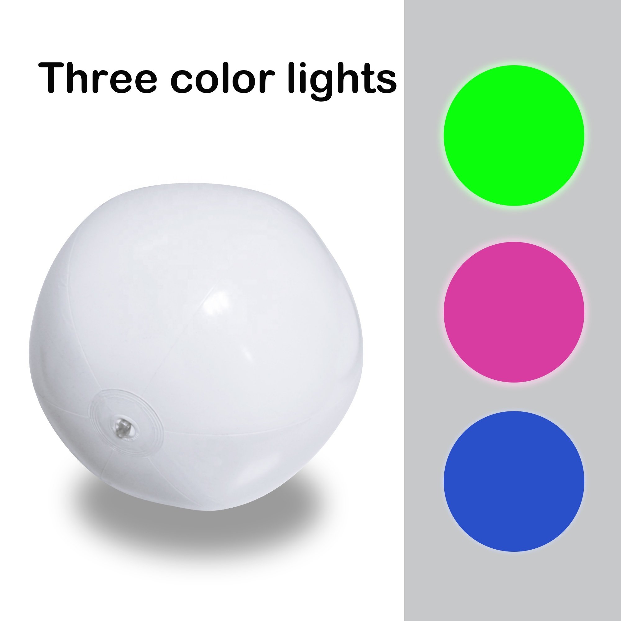 Custom Print Glow Dark Inflatable Beach Ball with 2 Colors Printing Anime Pool Soccer Volleyball Toy Balls Star Style Toy