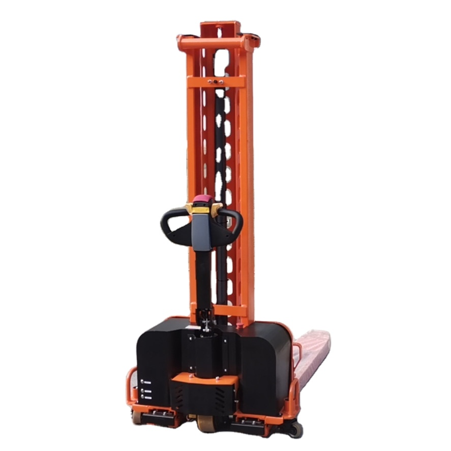 500kg 700kg 1000kg Self Loading Portable Forklift Auto Lift Electric Stacker with Lithium Battery