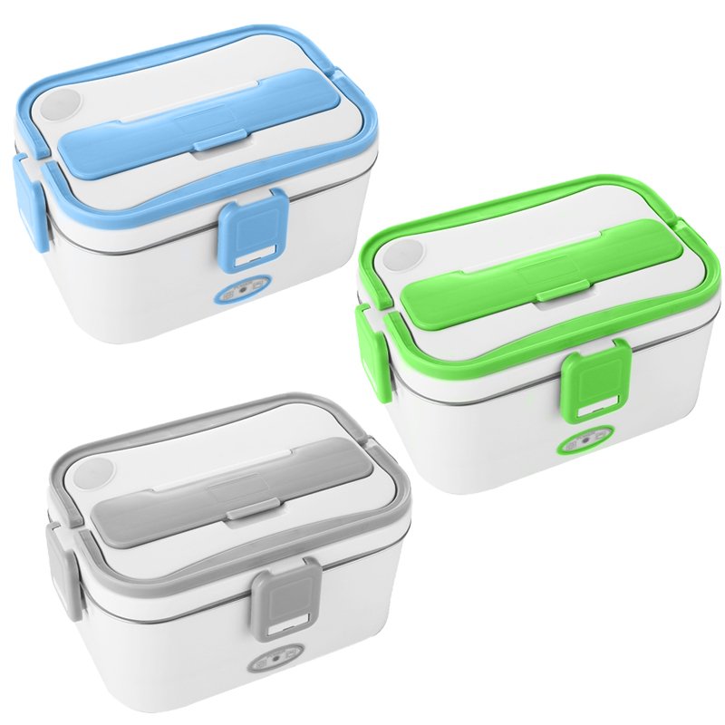 Home Office Car Portable Electric LunchBox Sets Safe Stainless Steel Food Warmer Electric Lunch Box