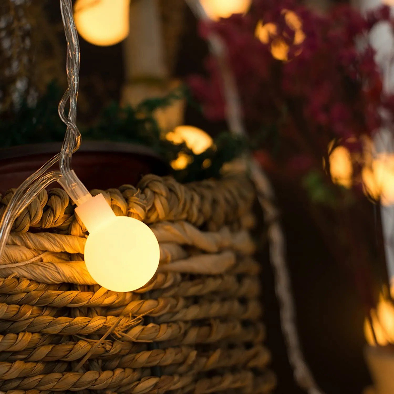 Wedding Lights Outdoor Led Light String USB/Battery Power LED Ball Garland Lights Fairy String Waterproof Outdoor Lamp Christmas