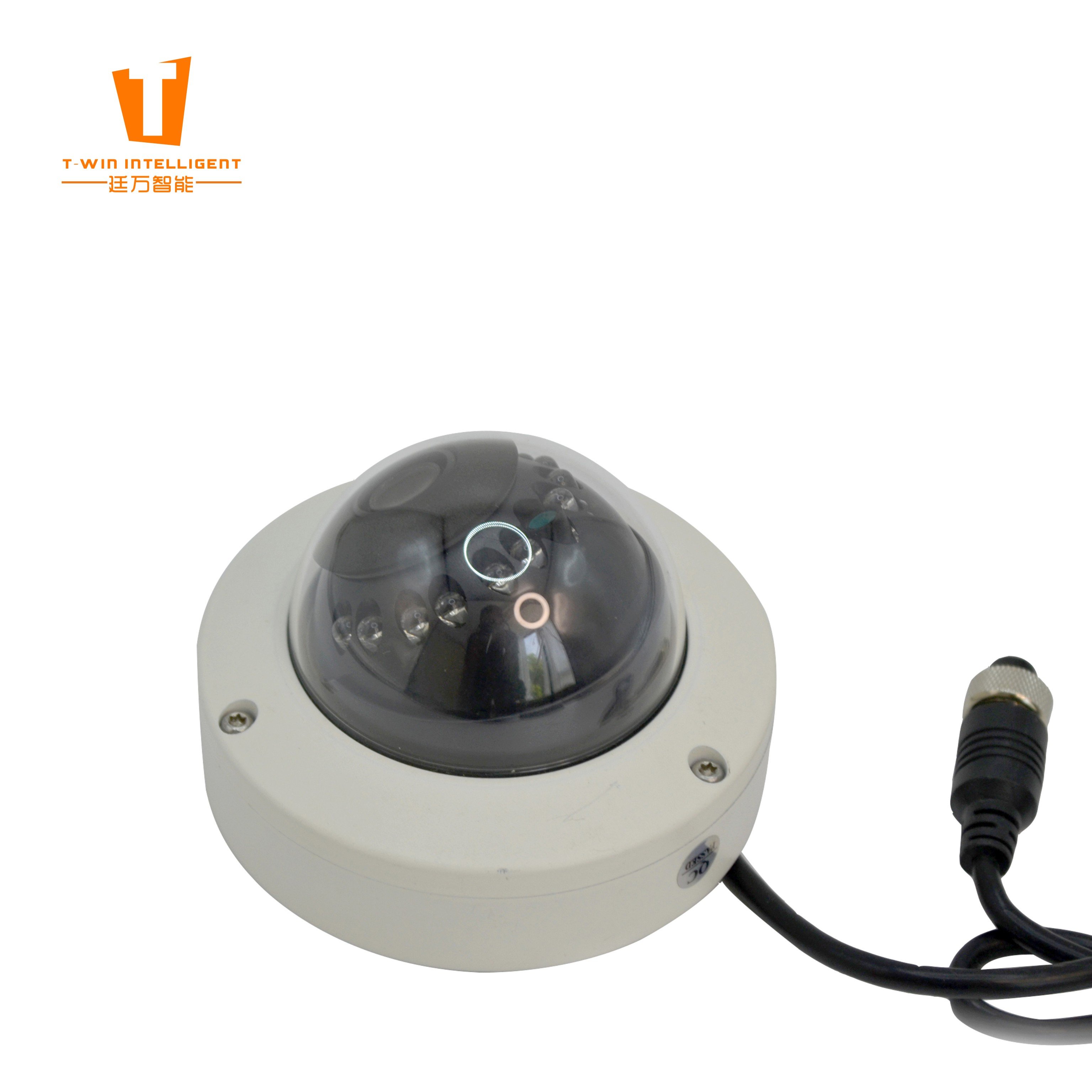 Vandal-Proof AHD CCTV Dome Camera Housing Shell Waterproof Front Camera Design for Car Reverse Assistance