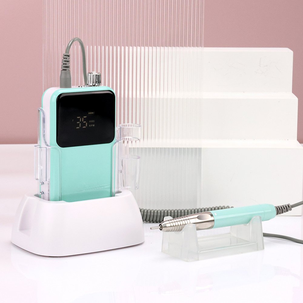 Mermaid Color Strong Powerful 85W Professional Acrylic E File Nail Drill High Quality Customizable Nail Equipment 35000 RPM