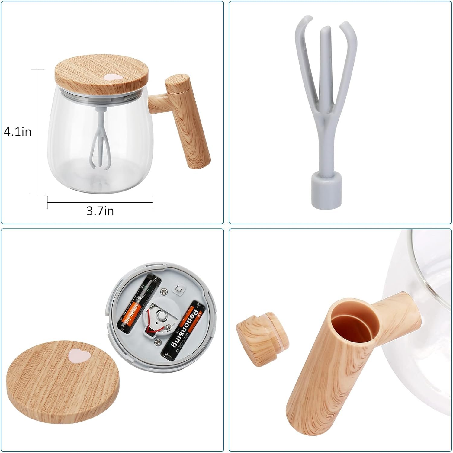 Self Stirring Mug Electric High Speed Mixing Cup Rechargeable Self Stirring Coffee Mug Mixing Coffee Glass Mug