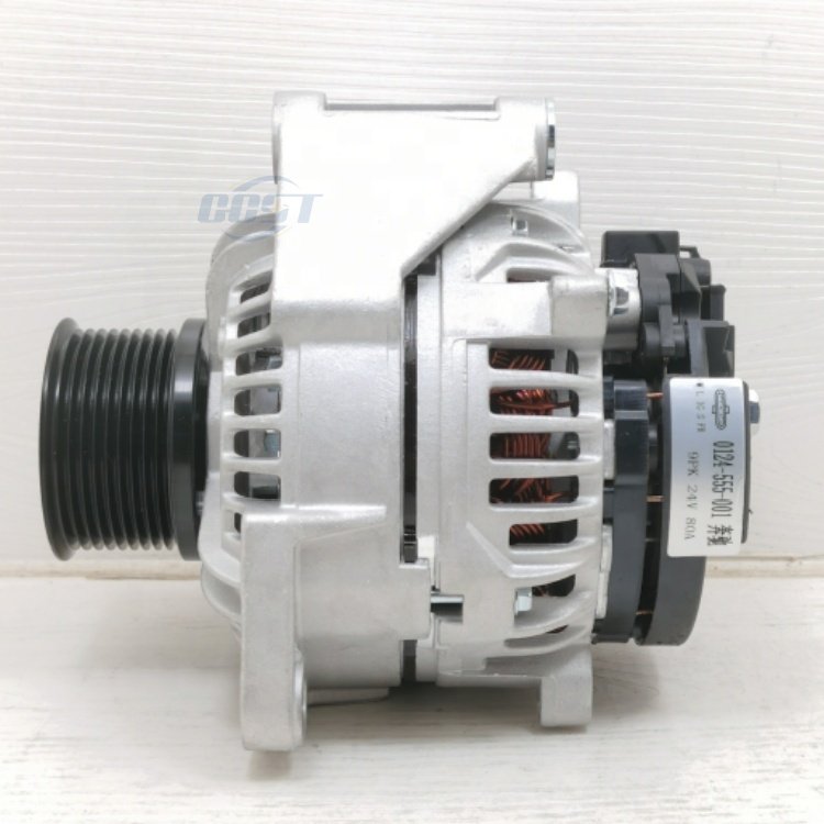 For Man Trucks Buses 24V 80A Alternator for Bosch Alternator 0124655009 CA1871IR 51261017246 860808 38522324F 8EL012584241