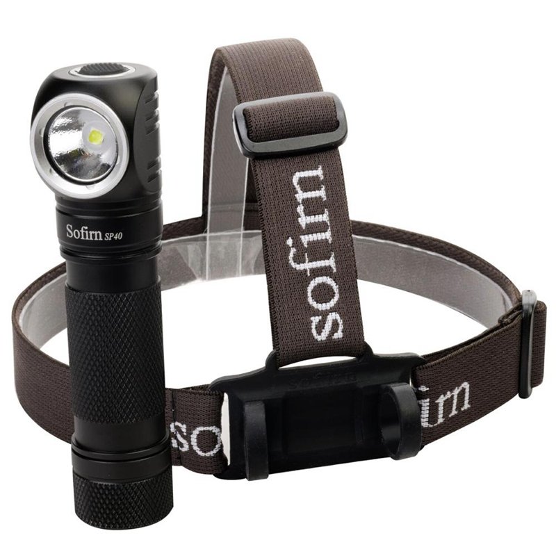 Sofirn Custom XPL LED 1200lm SP40 USB Rechargeable Headlamp Headlight 18350 Torch Flashlight