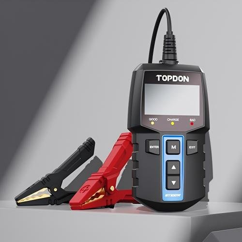 TOPDON BT100 12V 100-2000 CCA Car Atuomotive Auto Battery Charge Discharge Analyzer Health Tester