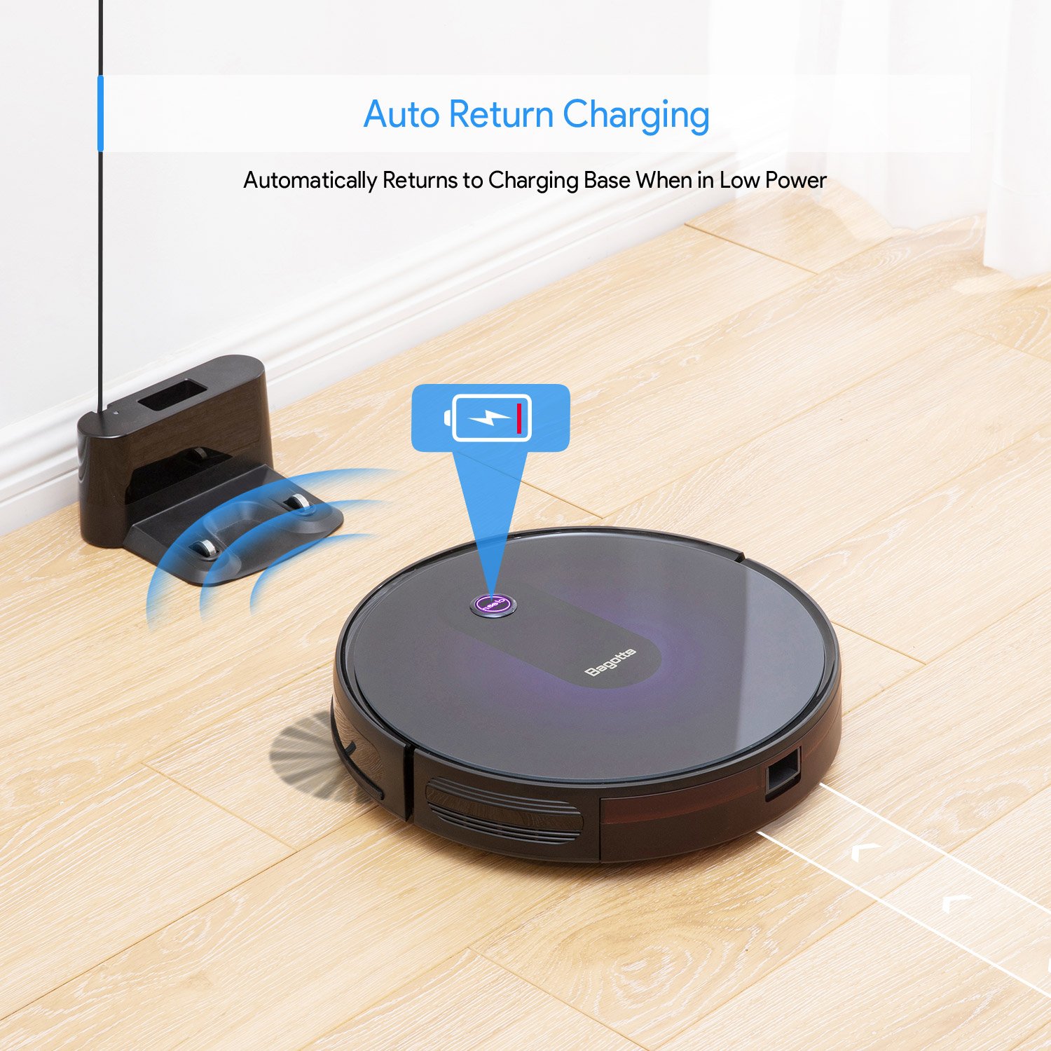 Automatic Recharge Strong Suction Auto Intelligent Tuya Robot Vaccum Vacuum Cleaner