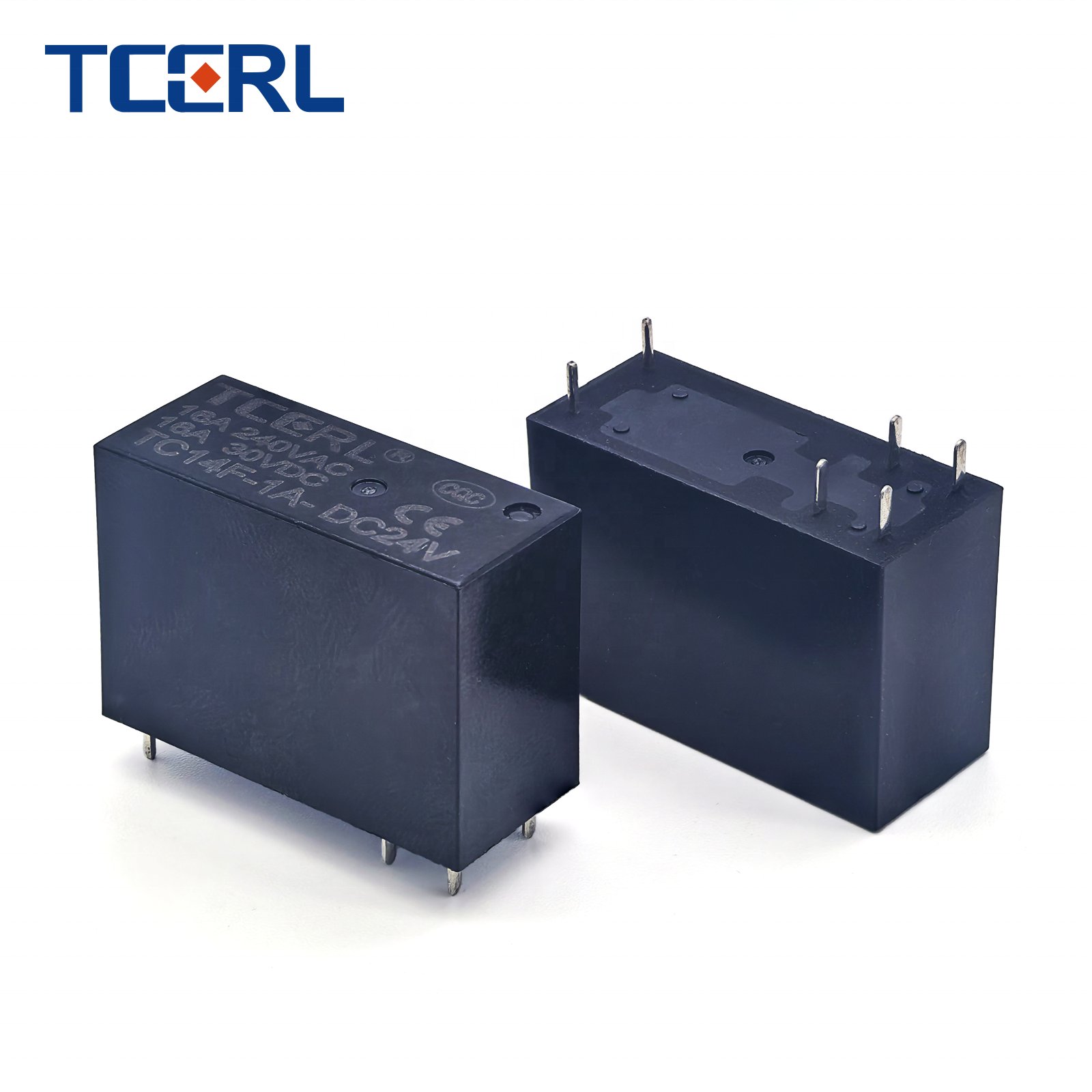 High Power 24 Volt Relay TC14F-1A-DC24V 6 Pin Miniature Solid State Relay 1A Contact Load Sealed Electromagnetic Relay Rated 12V