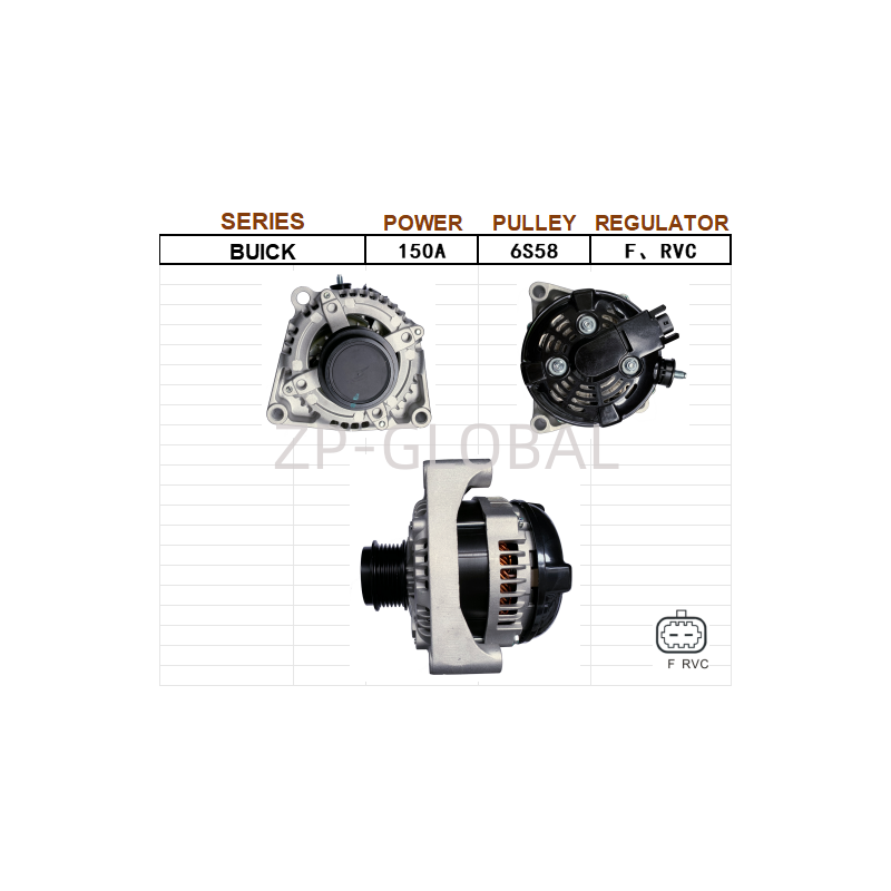 Ac Generator Alternator Replacement 84143543 for Chevrolet/GMC 5.3L