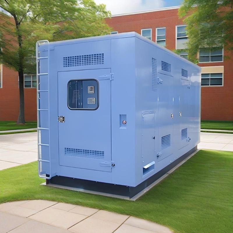 High Performance 100kVA Silent Diesel Generator 40kw Rated Power Low Noise & Brushless Excitation Backup for Schools