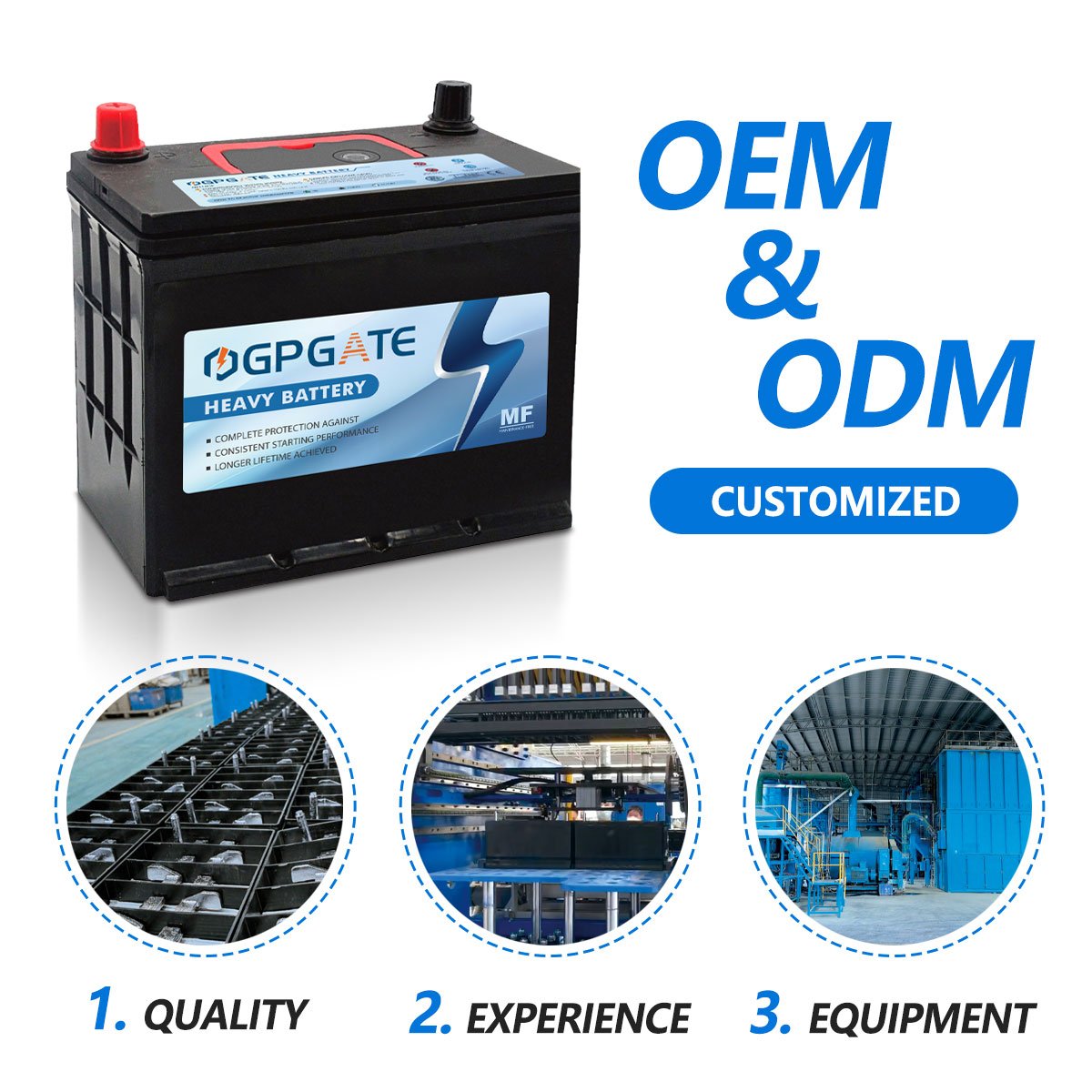 High Performance JIS 55B24 NX100 45AH MF sealed Car Battery Suitable for Starting Japanese Cars