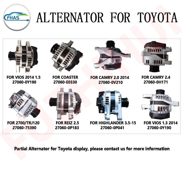 12V Car Alternator for Toyota Nissan Suzuki Mitsubishi Honda Hyundai Mazda Ford Isuzu Denso Bosch