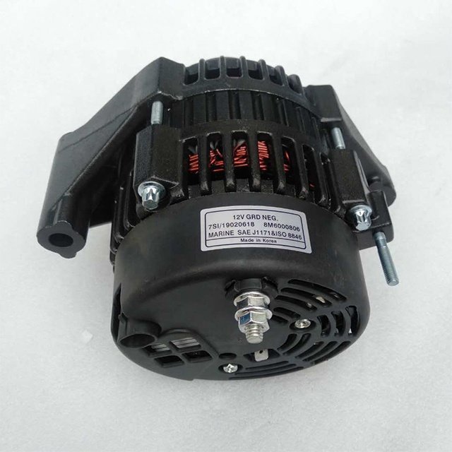 Lifeboat Yacht Charger Alternator GRD NEG Marine SAE 7SI 19020618 8M6000806 AC Alternator Generator Motor 12V Alternator