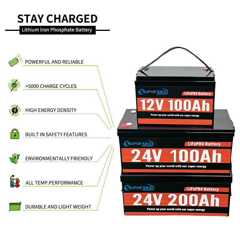 Best Selling 24V Energy Storage Battery 12V 48V 51.2v 50Ah 100Ah 200Ah 300Ah 400Ah Lithium Iron LifePo4 Battery With BMS