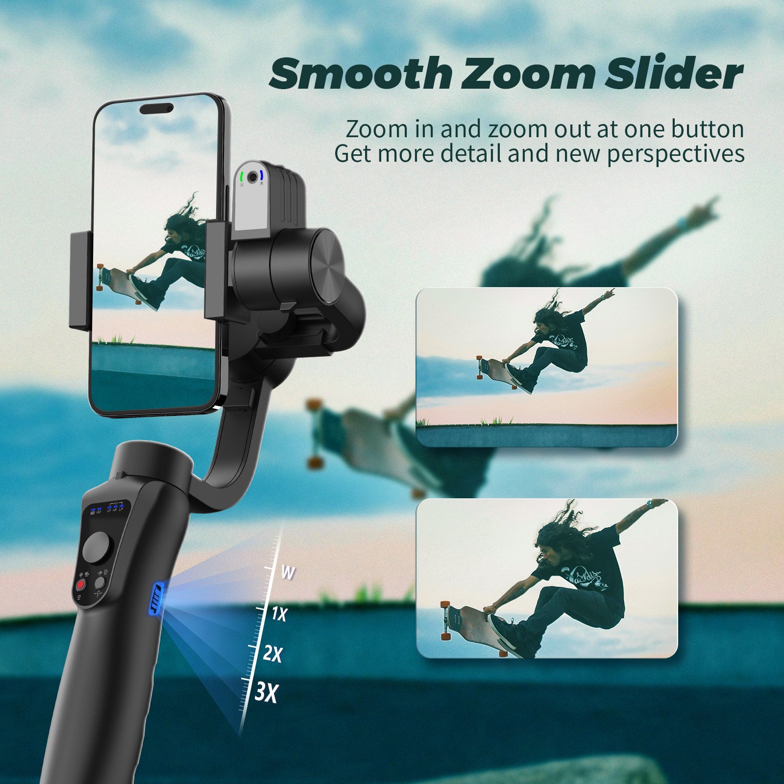 Factory Price S5pro 3 Axis Phone Handheld Gimbal Stabilizer 360 Ai Auto Face Tracking for Video Vlog Shooting With Tripod