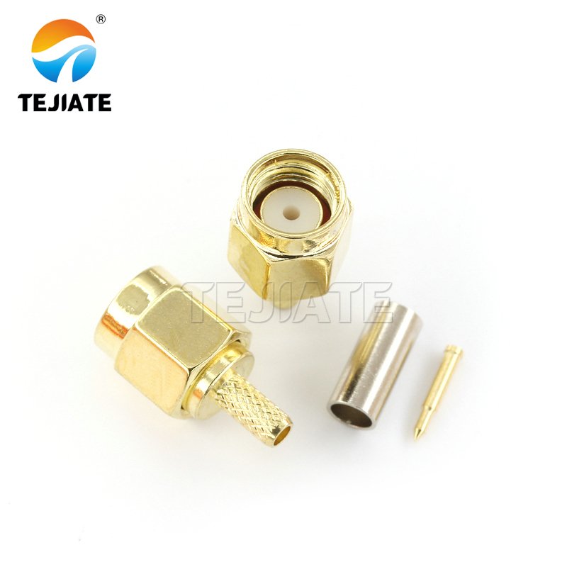 SMA-J-1.5 Male 2p 2pin Car Waterproof Electrical 9v Battery Connector Plug Board to Board Connectors