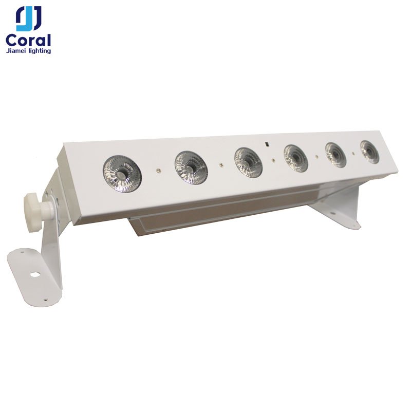 Wedding Uplight 6x18w RGBWA+UV 6 in 1 Led Par Wireless Battery & Remote Control Dj Stage Light