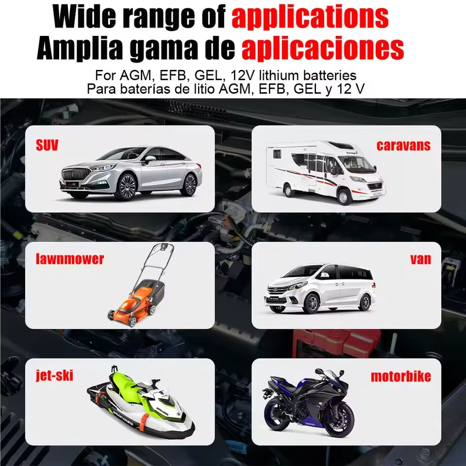 High Quality ThinkElk EBT-7 12V/24V with One-Click Batch Detection Mode Support Spanish for Truck Car Battery Tester