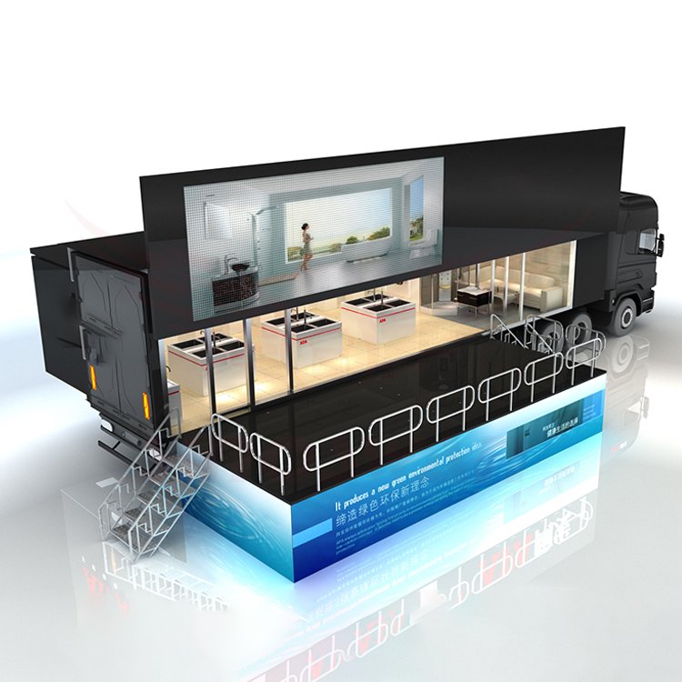 SINOSWAN SR130 13m Huge Roadshow Led Truck with Alternator LED Screen Lifted Sound System and Light System