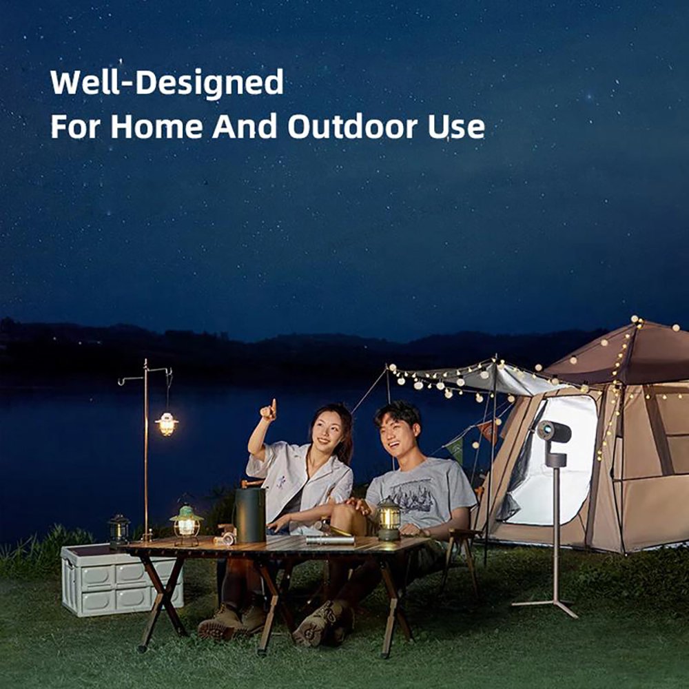 XGIMI Play 5 Projector, Portable Battery 3D Gimbal BT5 WiFi 6 Projector with 130 Degree Rotating for Outdoor Traveling Beamer