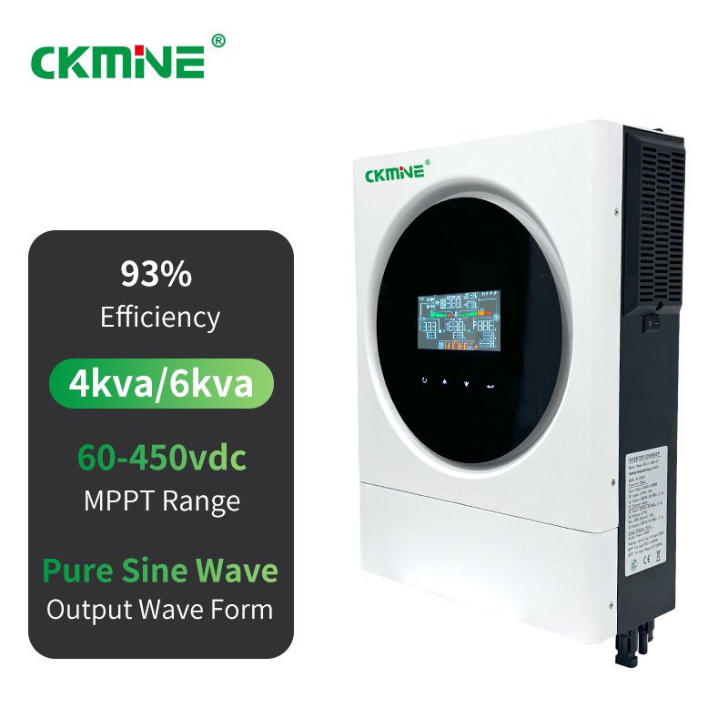 CKMINE 4Kw 6KW Single Output Solar Inverter 4kw 6kw on Off Grid Solar System Energy Home System