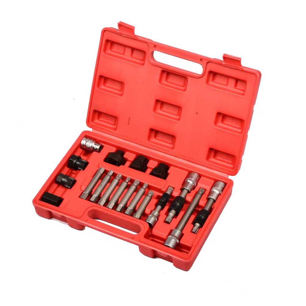 18 Pcs Alternator Flywheel Pulley Decoupler Removal Tool Kit
