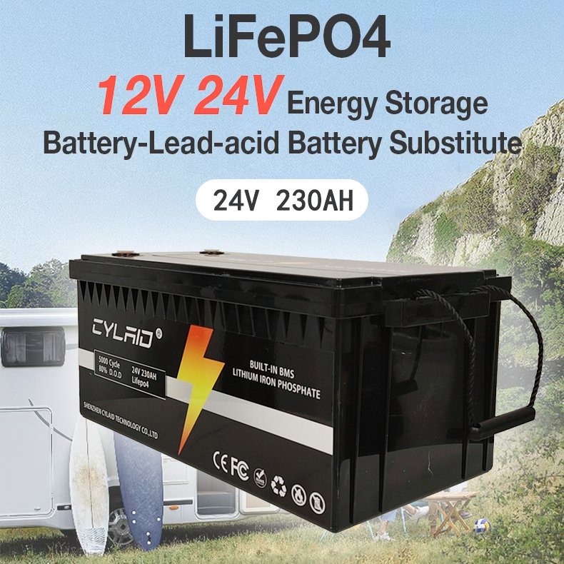 24V Lifepo Lithium Battery 400Ah Phosphate 12V Prismatic Lifepo4 Battery Pack for Golf Cart EV