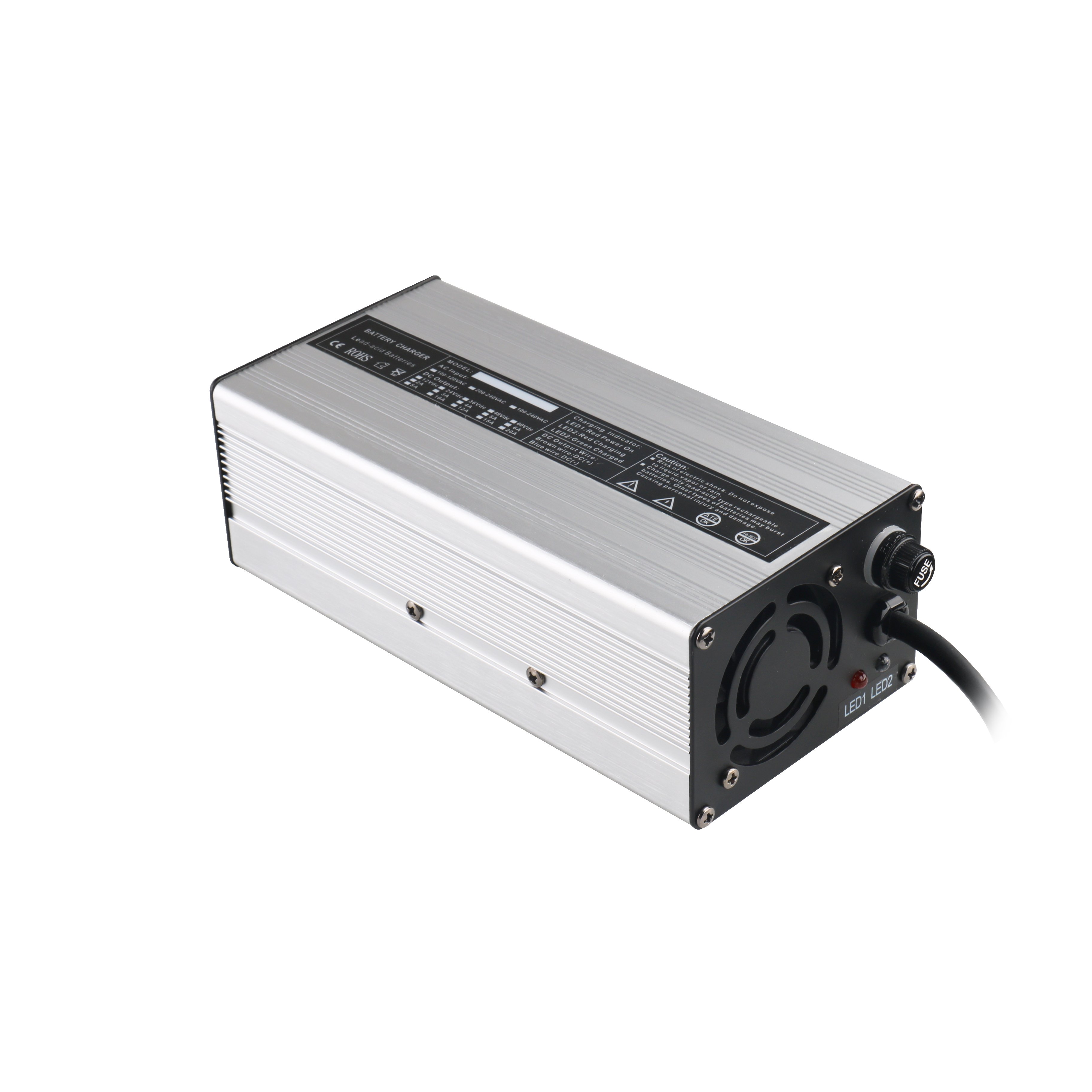 48V / 58.4V 8A Lifepo4 Lithium Battery Smart Charger 110V 120V 500W W/fan