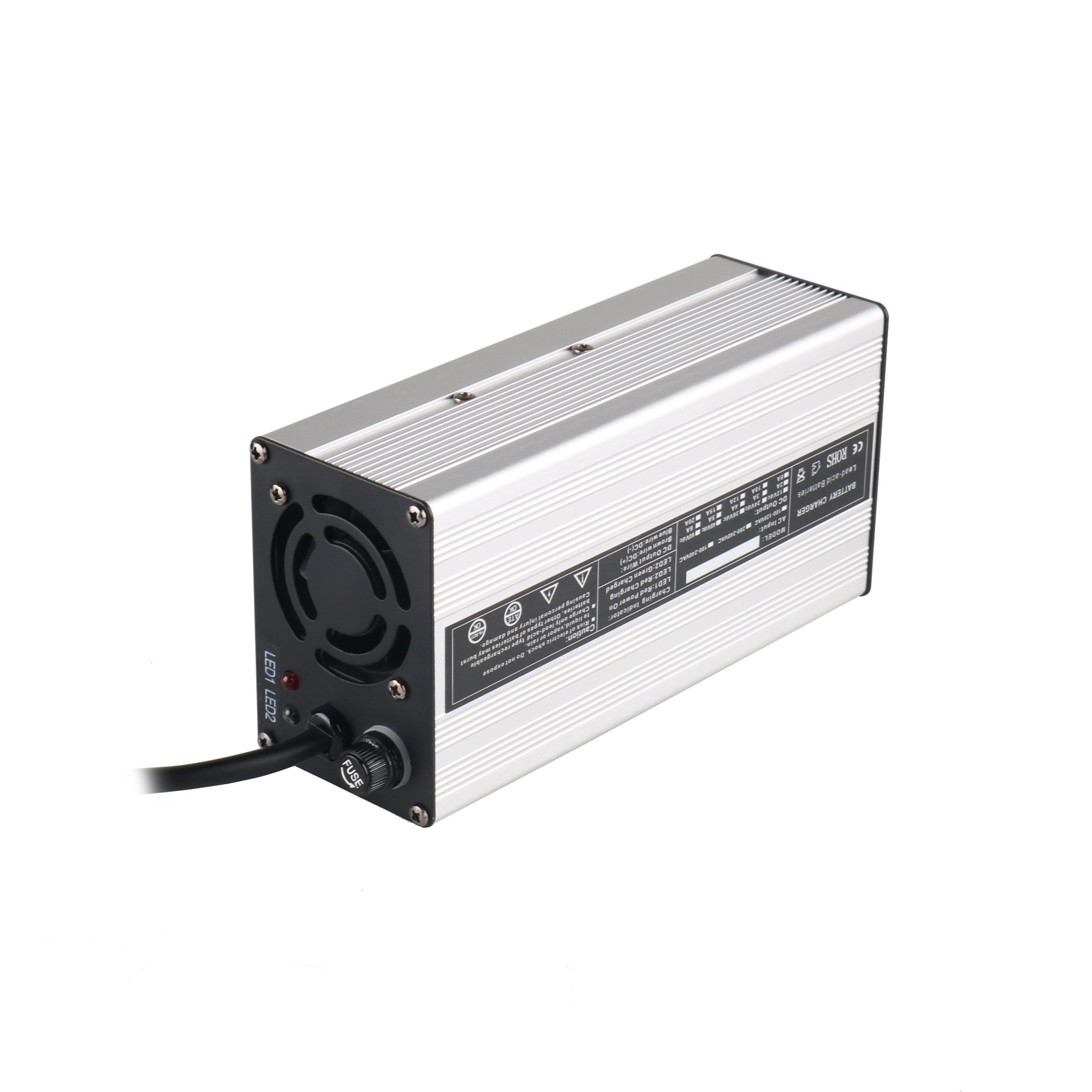 48V / 58.4V 8A Lifepo4 Lithium Battery Smart Charger 110V 120V 500W W/fan