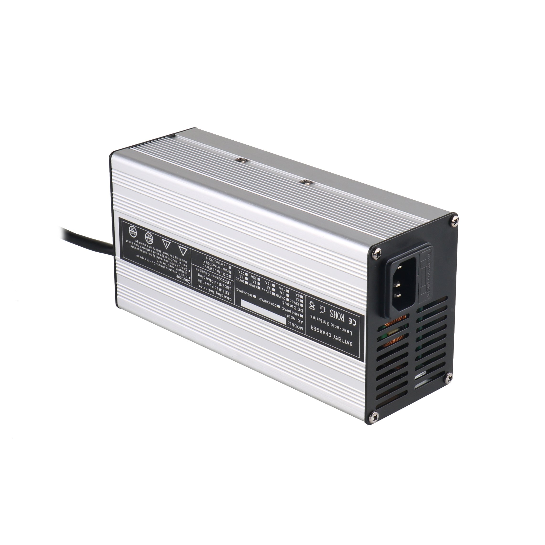 48V / 58.4V 8A Lifepo4 Lithium Battery Smart Charger 110V 120V 500W W/fan