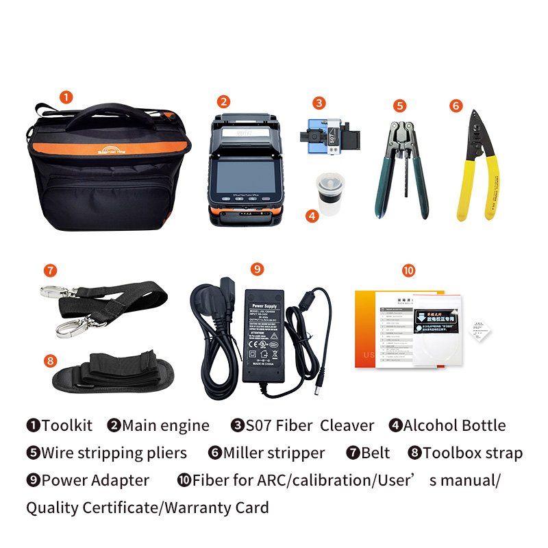 AI-5 Fusion Machine Signal Fire AI5 4 Motors 5S Multi-Langua Automatic Optical Fiber Splicer