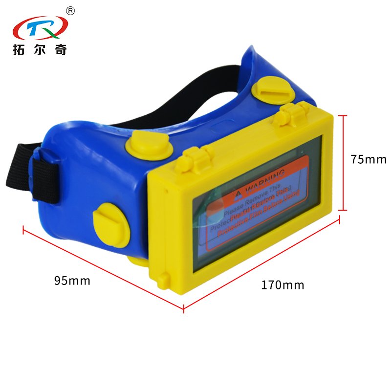 TRQ Welding Glasses Pro Manufacture Light Helmet Arc Sensor Auto Darkening Welding Goggles